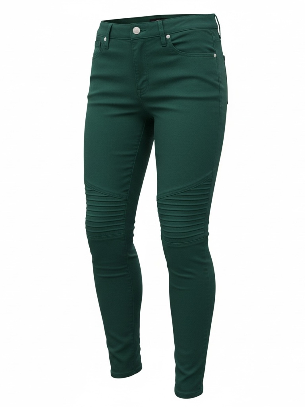 Joe Fresh Forest Green Skinny Moto Jeans